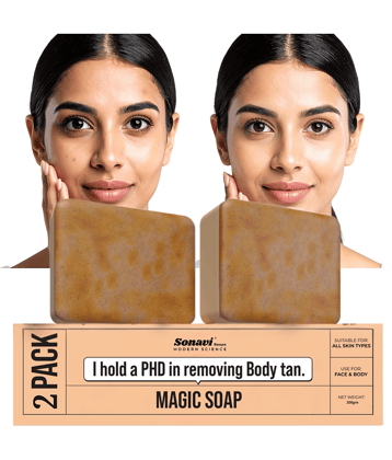 Sonavi Skin Whitening GHARSOAP Soap for All Skin Type ( Pack of 2 )