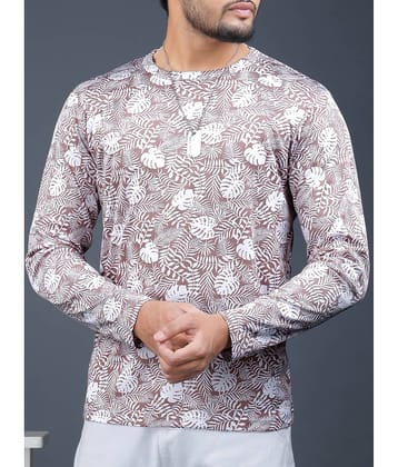 Eyebogler Pack of 1 Polyester Regular Fit Men's T-Shirt ( Grey )