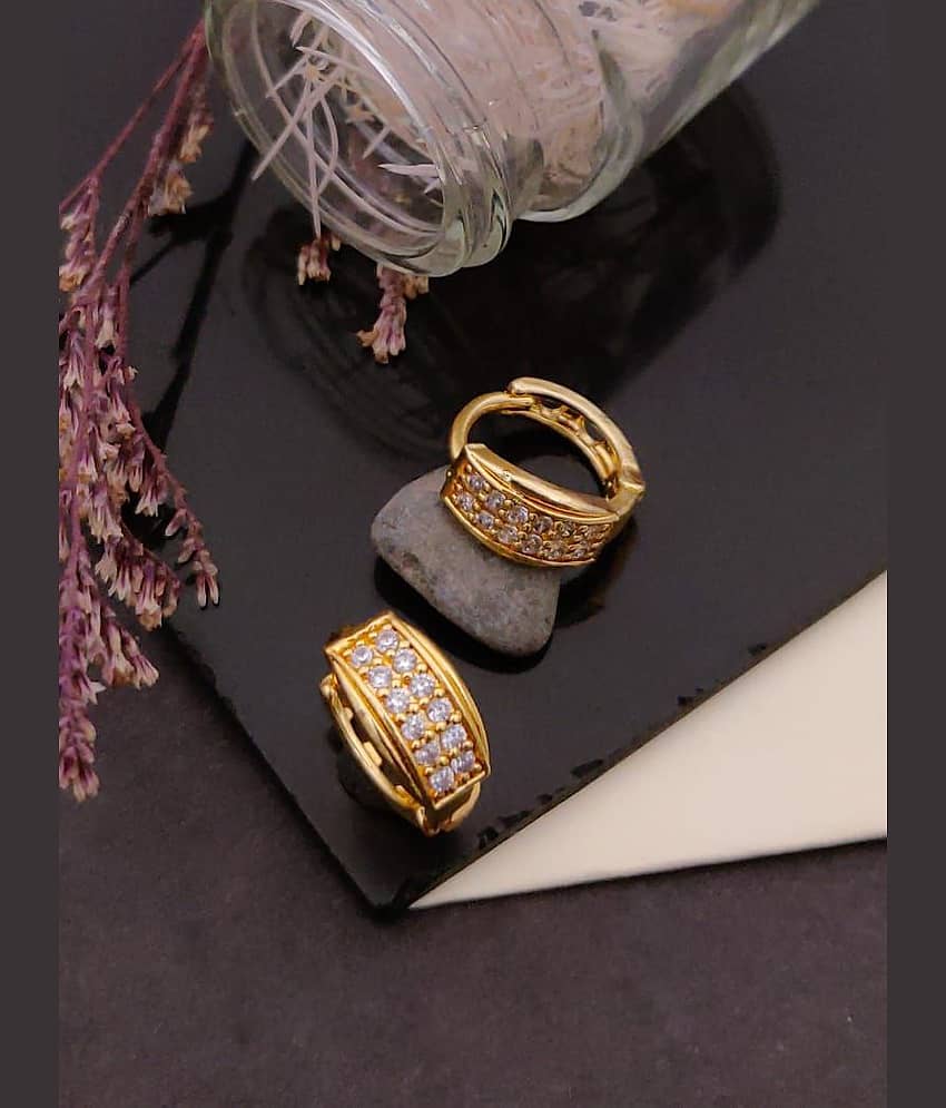 Shivay Fashion Gold Bali Earrings ( Pack of 1 )