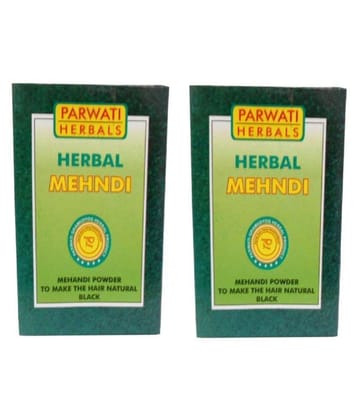 Khadi Herbal Black mehandi Natural Henna 200 gm Pack of 2