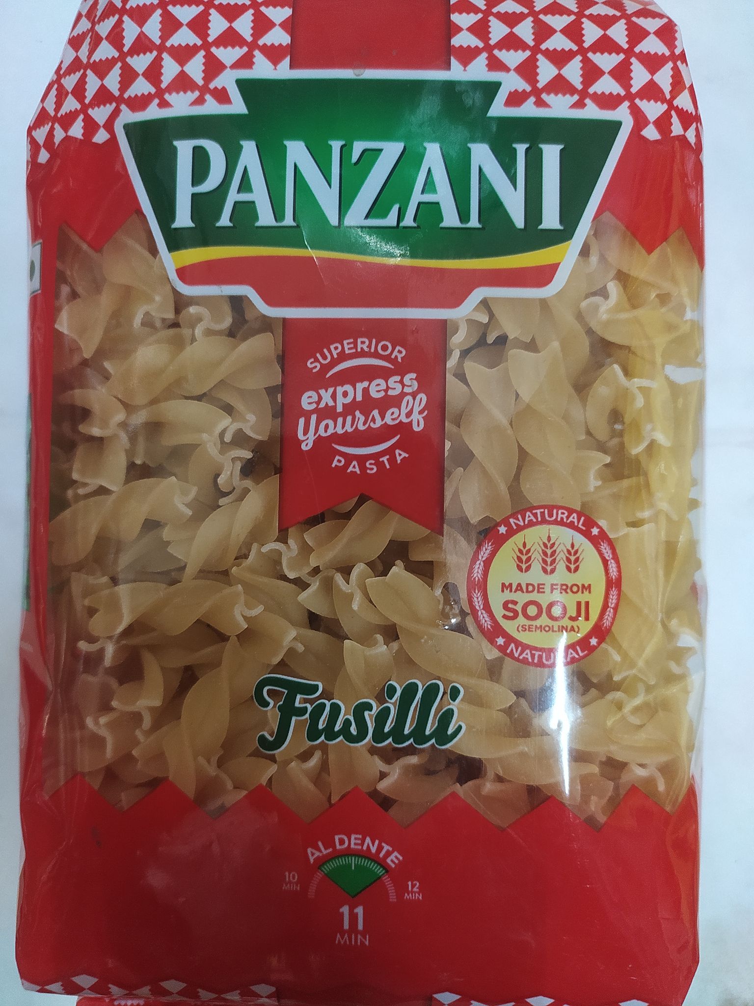 Panzani Superior Express Yourself Pasta fusilli