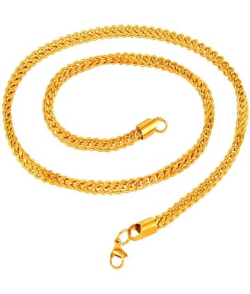 Fashion Frill Chain Necklace For Men  Elegant Stainless Steel Biker Punk Style Elegant Gift Round Premium Minimal Gold Plated Design Fancy Jewelry