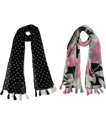 stolevilla Multi Printed Poly Cotton Yarn Stoles
