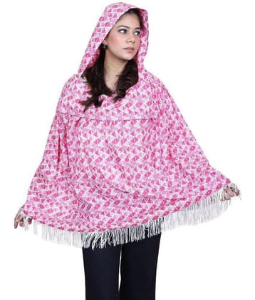 DEEPNYRA - LIVING STYLE - Pink Cotton Women's Scarf ( Pack of 1 )