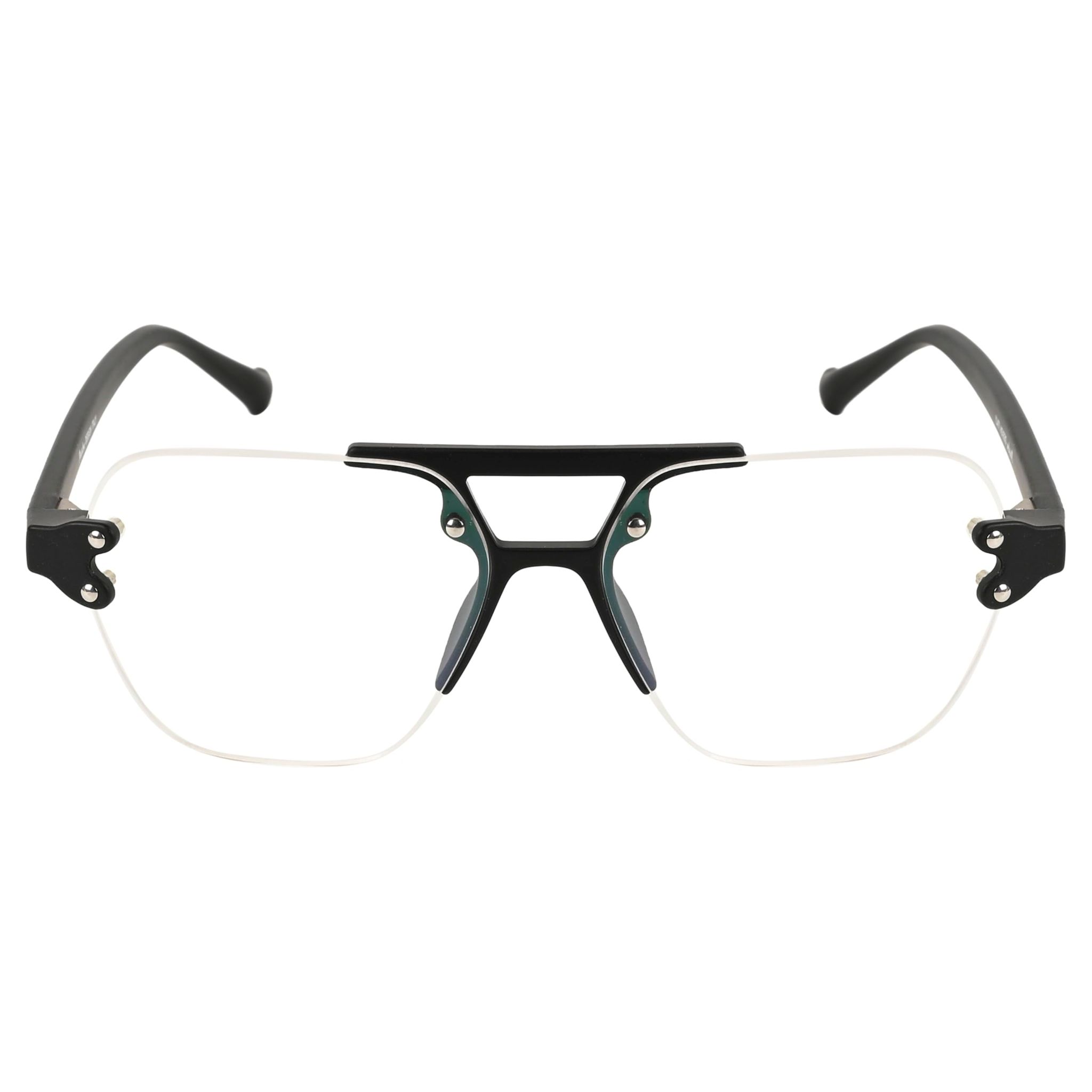 TERRY & CO Zero Power Blue Cut Eyeglasses | Anti-Glare, UV Protection, Lightweight | For Gaming & Computer Use | Unisex |Shine Black