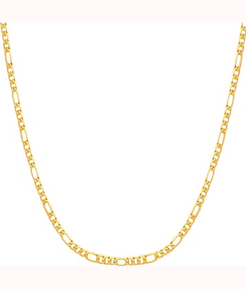 FASHION FRILL Gold Plated Chain ( Set of 1 )