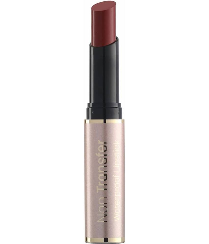 Swiss Beauty Non Transfer Lipstick (Burgundy), 3gm