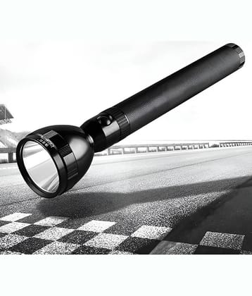 Jy super 8990 Rechargeable  Metal 2W  High Power Flashlight indor  Outdoor use - 2W Rechargeable Flashlight Torch ( Pack of 1 )