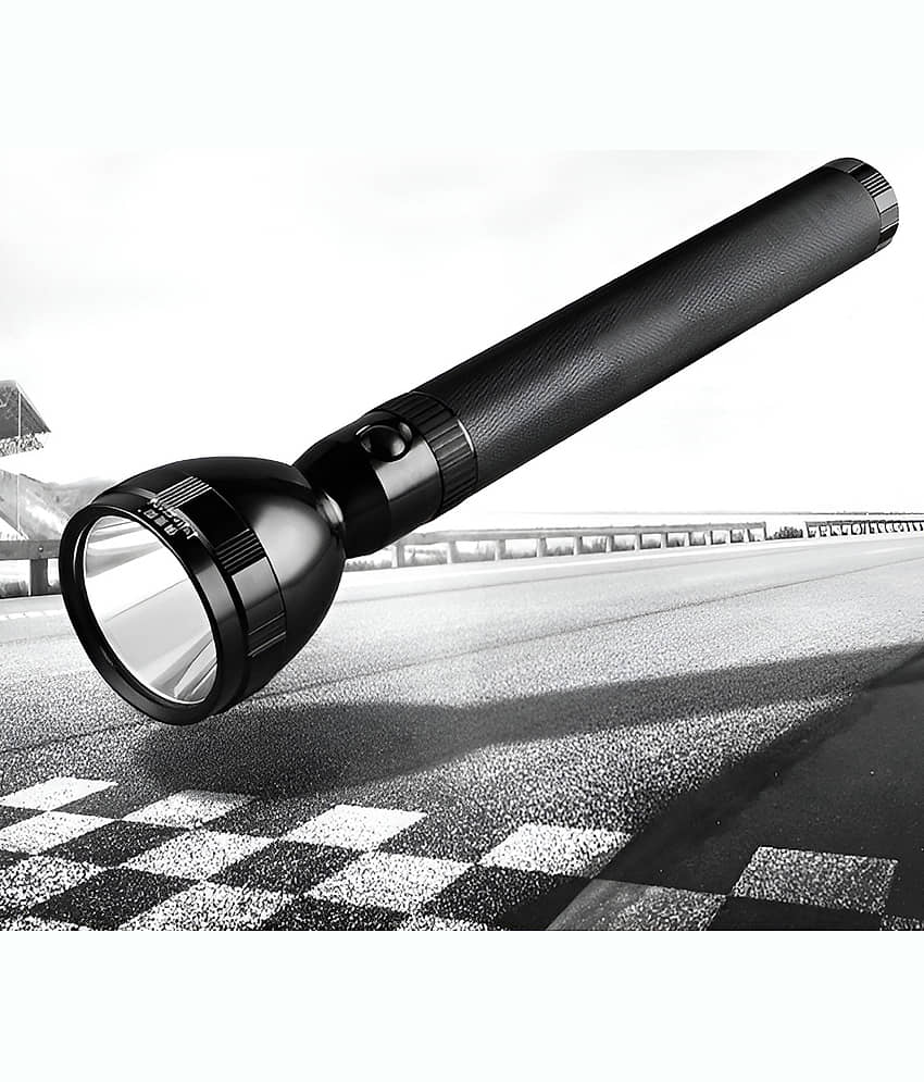 Jy super 8990 Rechargeable  Metal 2W  High Power Flashlight indor  Outdoor use - 2W Rechargeable Flashlight Torch ( Pack of 1 )