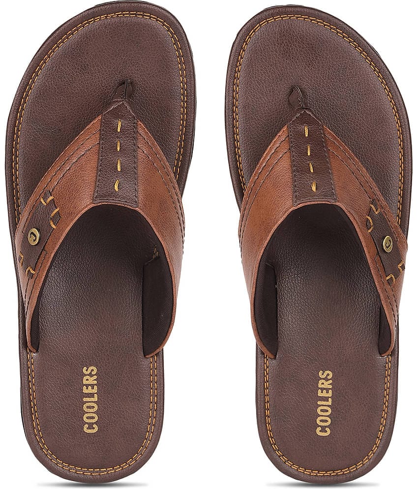 Liberty Tan Men's Thong Flip Flop