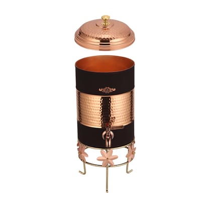 Pure Copper Water Dispenser 7 Litres With Stand Designer