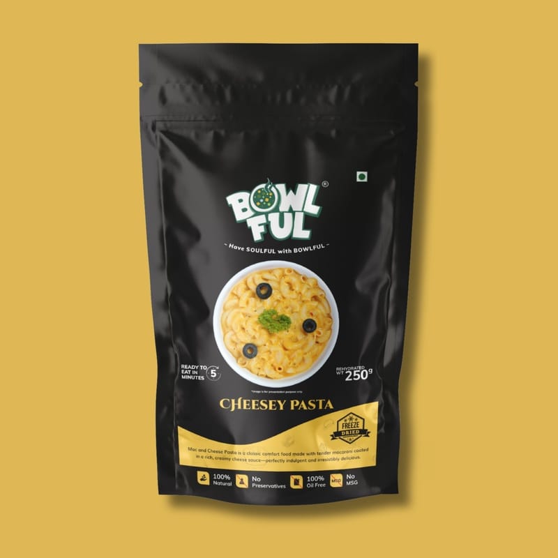 Bowlful Cheesey Pasta - 75g Net, Classic Mac & Cheese, Creamy & Delicious
