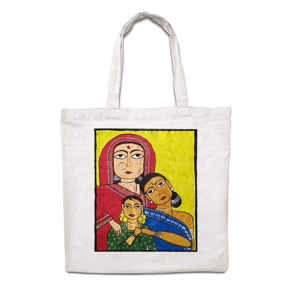 Kalighat Art on Cloth Bag DIY Kit by Penkraft