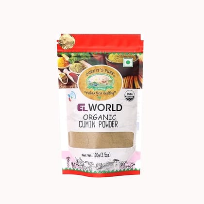 Elworld Agro & Organic Food Products Cumin Powder 100g Elworld Agro & Organic Food Products Cumin Powder 100g