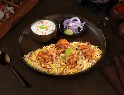 Murg Dum Biryani Thali