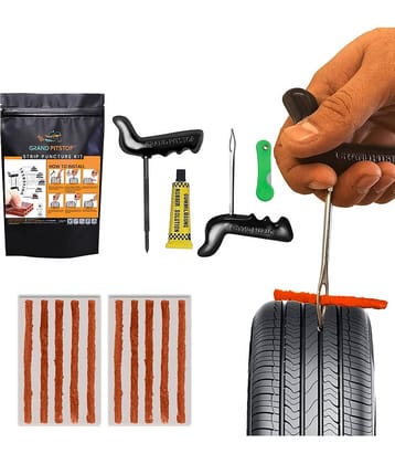 GrandPitstop Tubeless Tyre Puncture Repair Kit 5 - 10 Strips