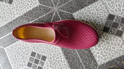 Womens Casual Knitted Bellies (Maroon)
