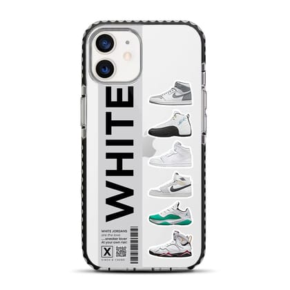 White Jordans iPhone 12 Mini Stride Phone Case-Stride
