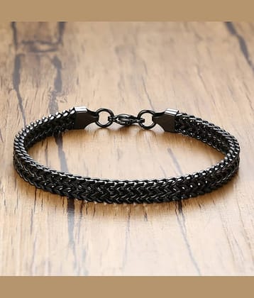 Thrillz Black Bracelet ( Pack of 1 )