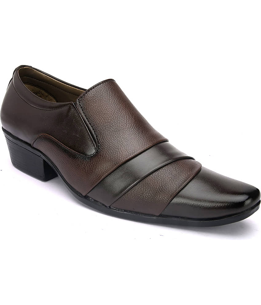 Sir Corbett - Brown Men's Slip On Formal Shoes