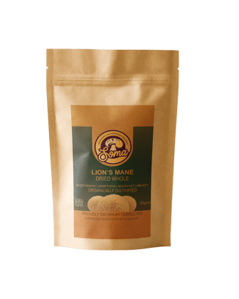 SomaShrooms Lion’s Mane Dried Whole