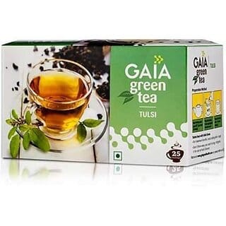 GAIA Tulsi Green Tea Green Tea Bags Box (25 Bags)(153455009)