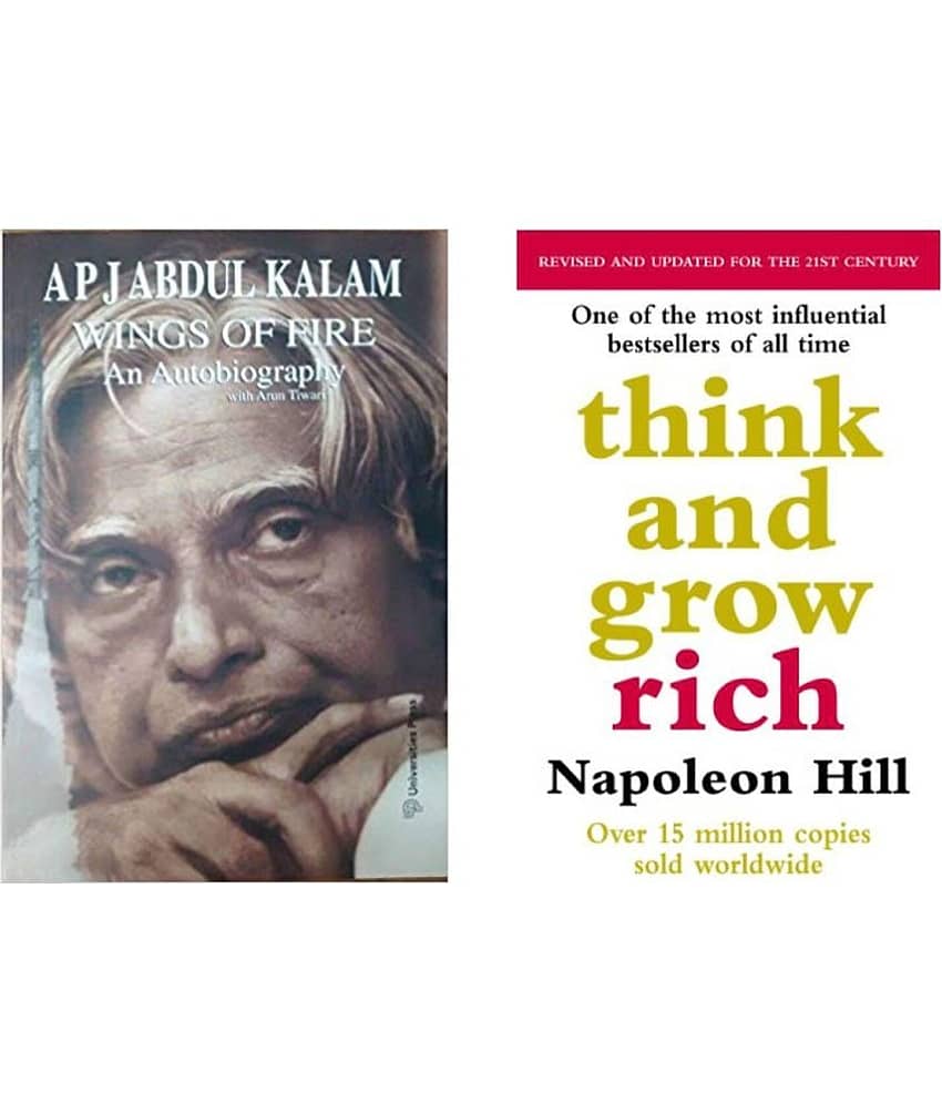 Combo of 2 Books Wings of Fire + Think And Grow Rich (Engish, Paperback)