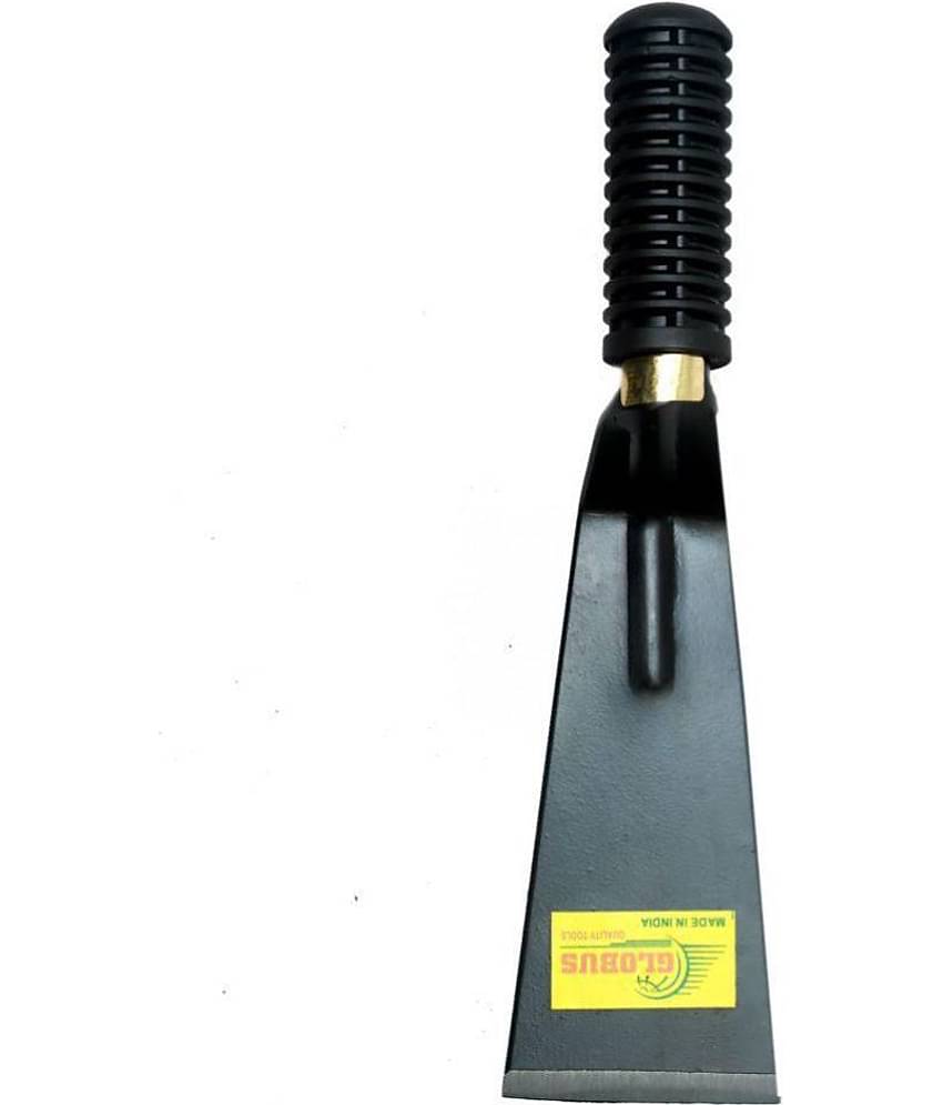 GLOBUS STEEL GARDEN KHURPA 3"( 75 MM ) ORANGE/ BLACK COLOUR FINISH.