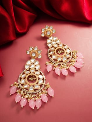 Morison Golden Infinity Drop Earrings Timeless Elegance