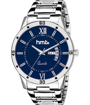 HMTe - Silver Metal Analog Men's Watch
