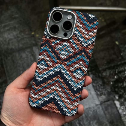 iPhone 13 Series Creative Design Carbon Fiber Attractive Case With Camera Bumper-iPhone 13 Pro Max
