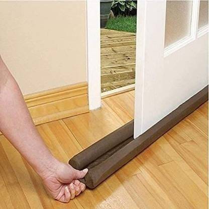 Door Bottom Sealing Strip Guard for Home | (39 inches, Pack of 3) | Door Stoppers | Door Seal | Door Closers | Sound-Proof Reduce Noise Energy Saving Weather Stripping | Waterproof (Brown/Black)
