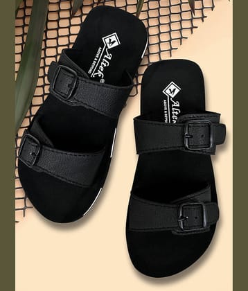 Altek Black Men's Thong Flip Flop