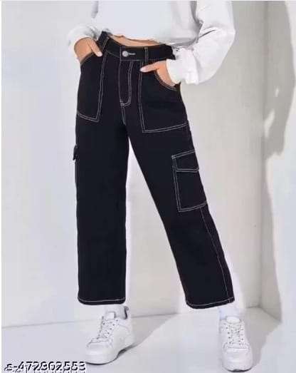 Comfy women Denim Cargo