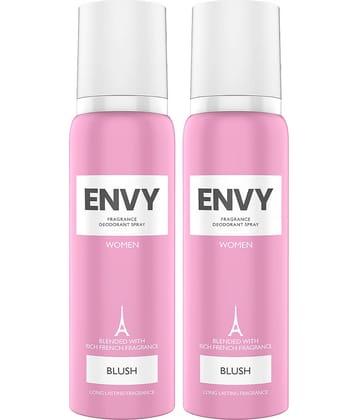 Envy Blush Deo Deodorant Spray for Women 240 ml ( Pack of 2 )