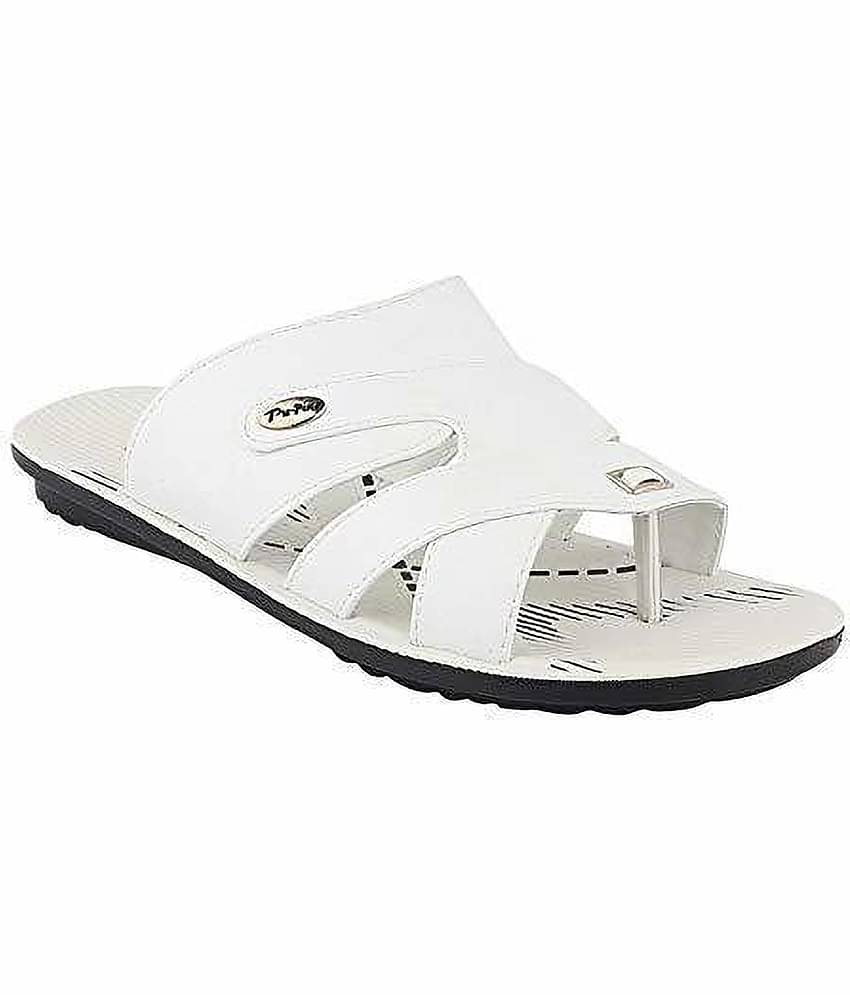 PUPINE - White Men's Sandals