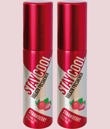 StayCool Breath Freshener Spray Strawberry Mint 40 mL Pack of 2