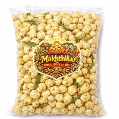 MAKHTHILA - Premimum Roasted Masala Makhana – Crunchy, Flavorful & Protein-Rich Snack | Lotus Seed with Kadhi Patta Fry MAKHTHILA - Premimum Roasted Masala Makhana – Crunchy, Flavorful & Protein-Rich Snack | Lotus Seed with Kadhi Patta Fry