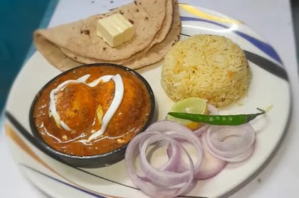 Egg Curry Thali