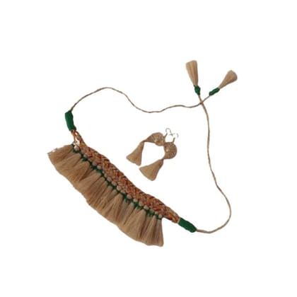 Women Necklace Ecofriendly Jewelry Made With Banana Fiber