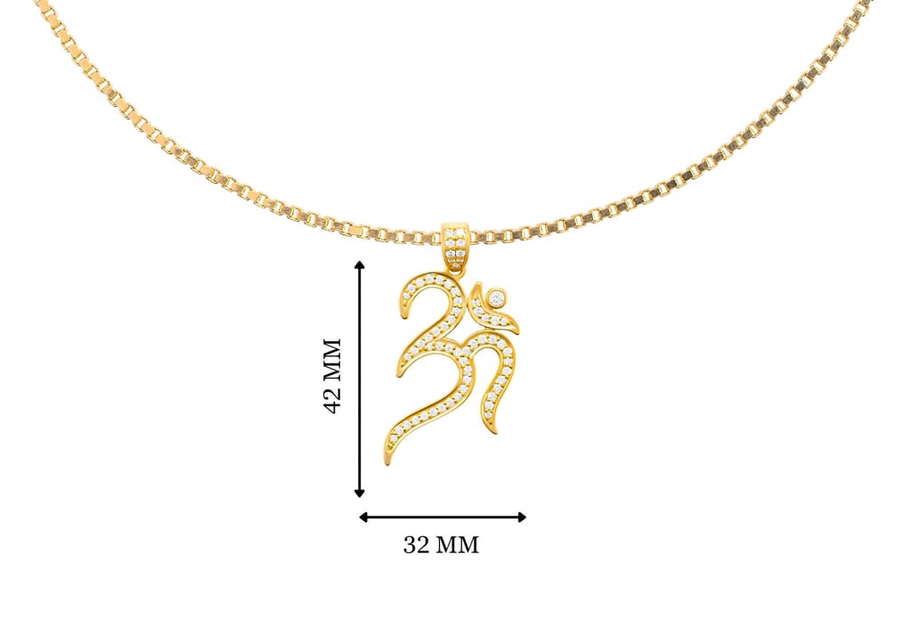 Iced Out Om Pendant
