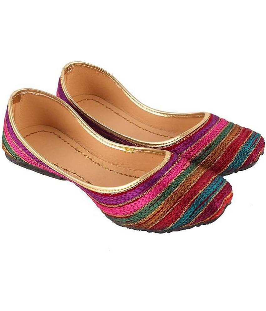 Raj Multi Color Ethnic Footwear