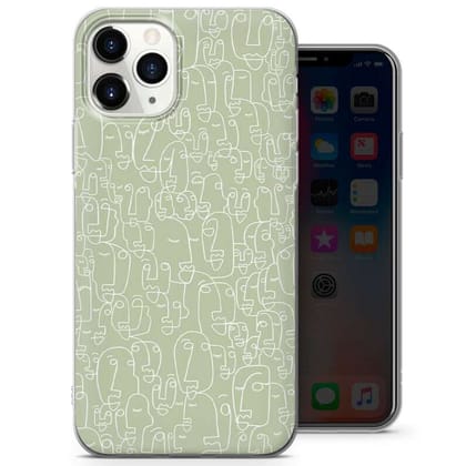 Green Aesthetic Custom Slim Soft Cases-Design 1