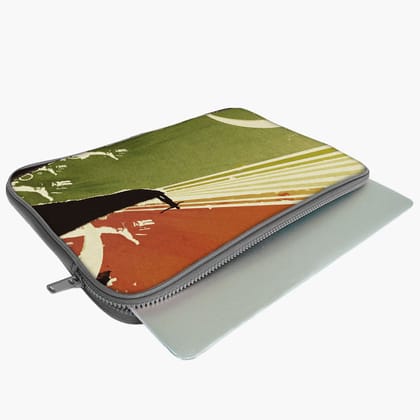 "Vibrant Bold View" Laptop Sleeves:Bold Modern Design for Every Size-13" / Grey