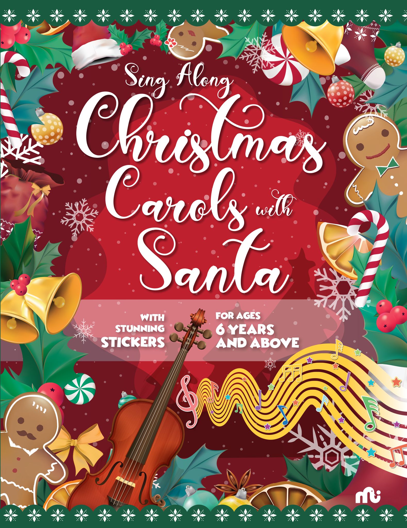Sing Along Christmas Carols with Santa: With Stunning Stickers