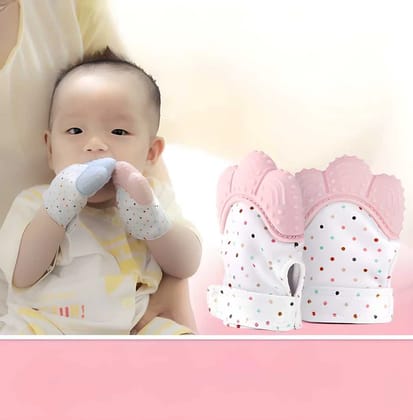 Silicone Self Soothing Teether Gloves Toy for Babies Silicone Self Soothing Teether Gloves Toy for Babies