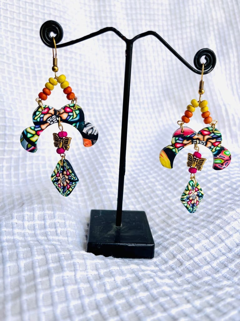 NOMO handcrafted clay earrings - Earrings | Buy online on ZillyBuy