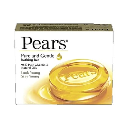 Pears Pure & Gentle Bathing Bar, 60 g
