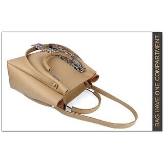 29k Cream Handbag with ribbon for Women