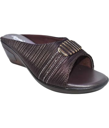 Ajanta - Brown Women's Slip On Heels